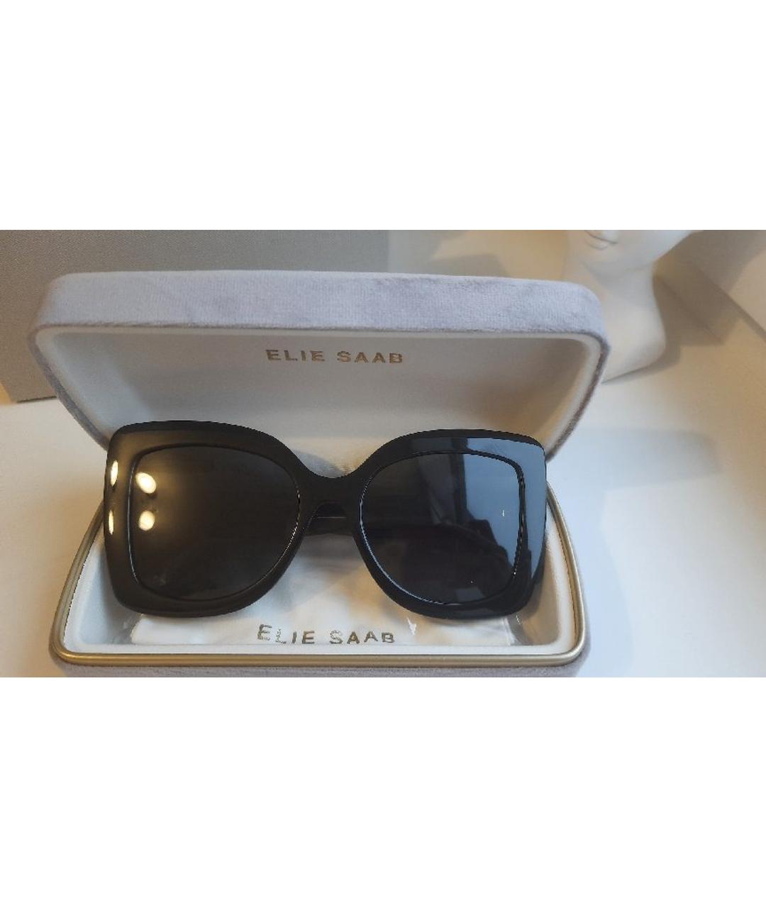 ELIE SAAB Черные солнцезащитные очки, фото 5