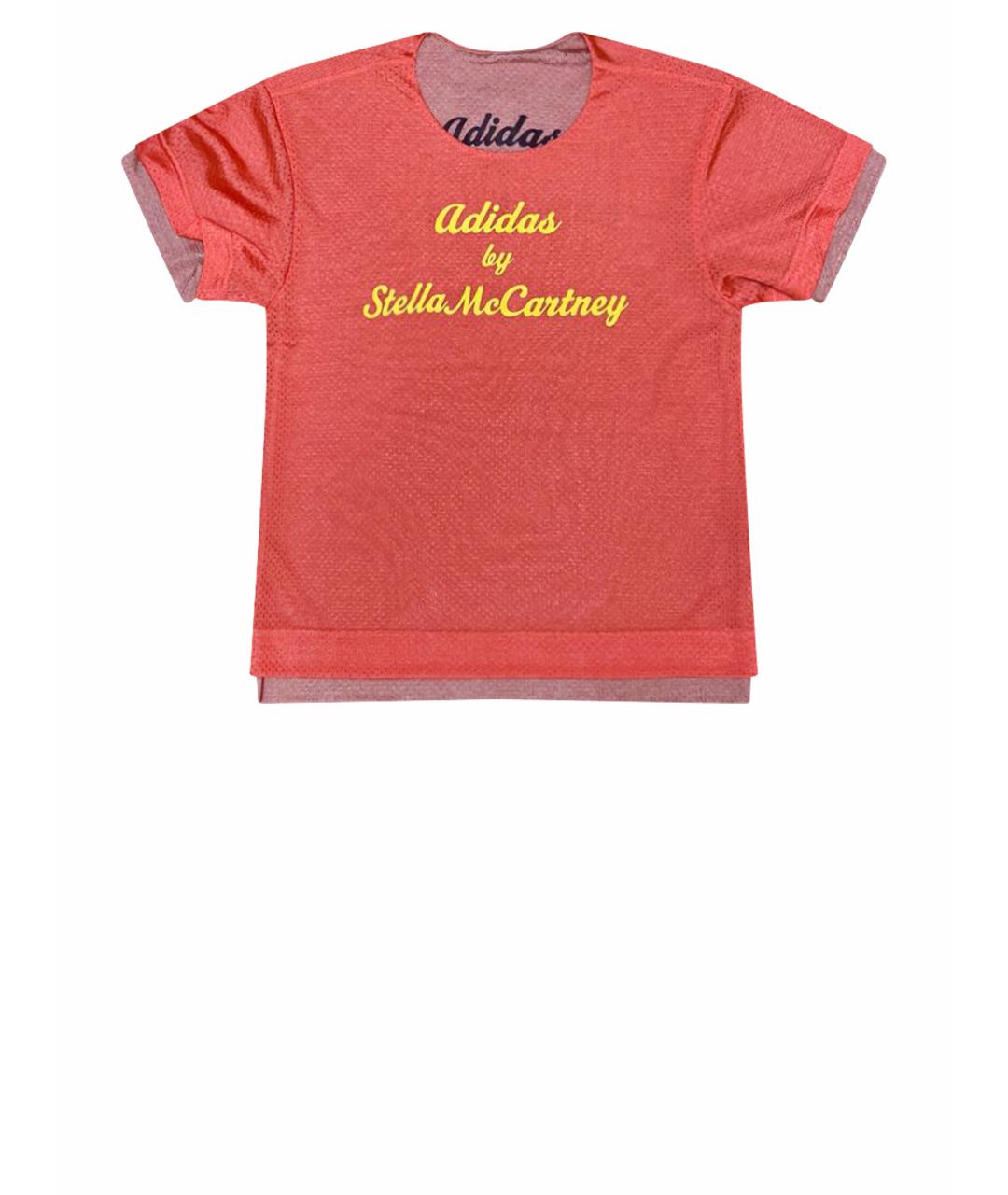 ADIDAS BY STELLA MCCARTNEY Розовая хлопковая футболка, фото 1