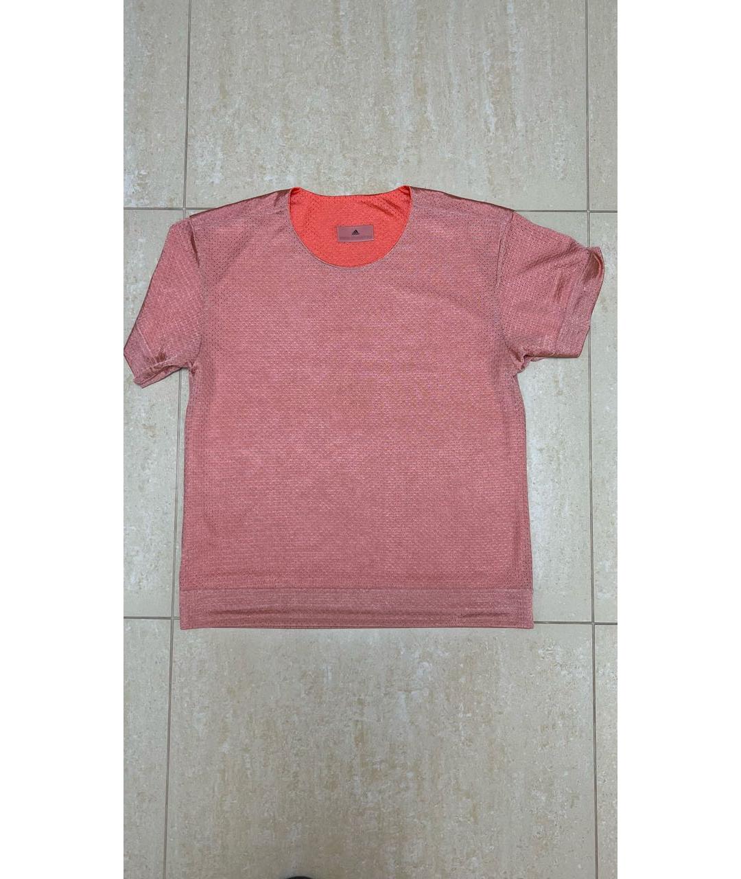 ADIDAS BY STELLA MCCARTNEY Розовая хлопковая футболка, фото 3