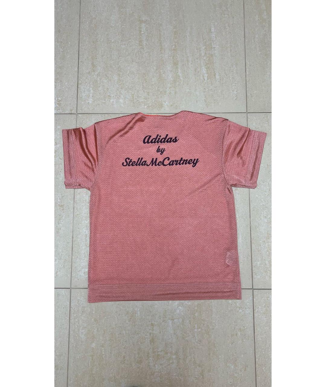 ADIDAS BY STELLA MCCARTNEY Розовая хлопковая футболка, фото 4