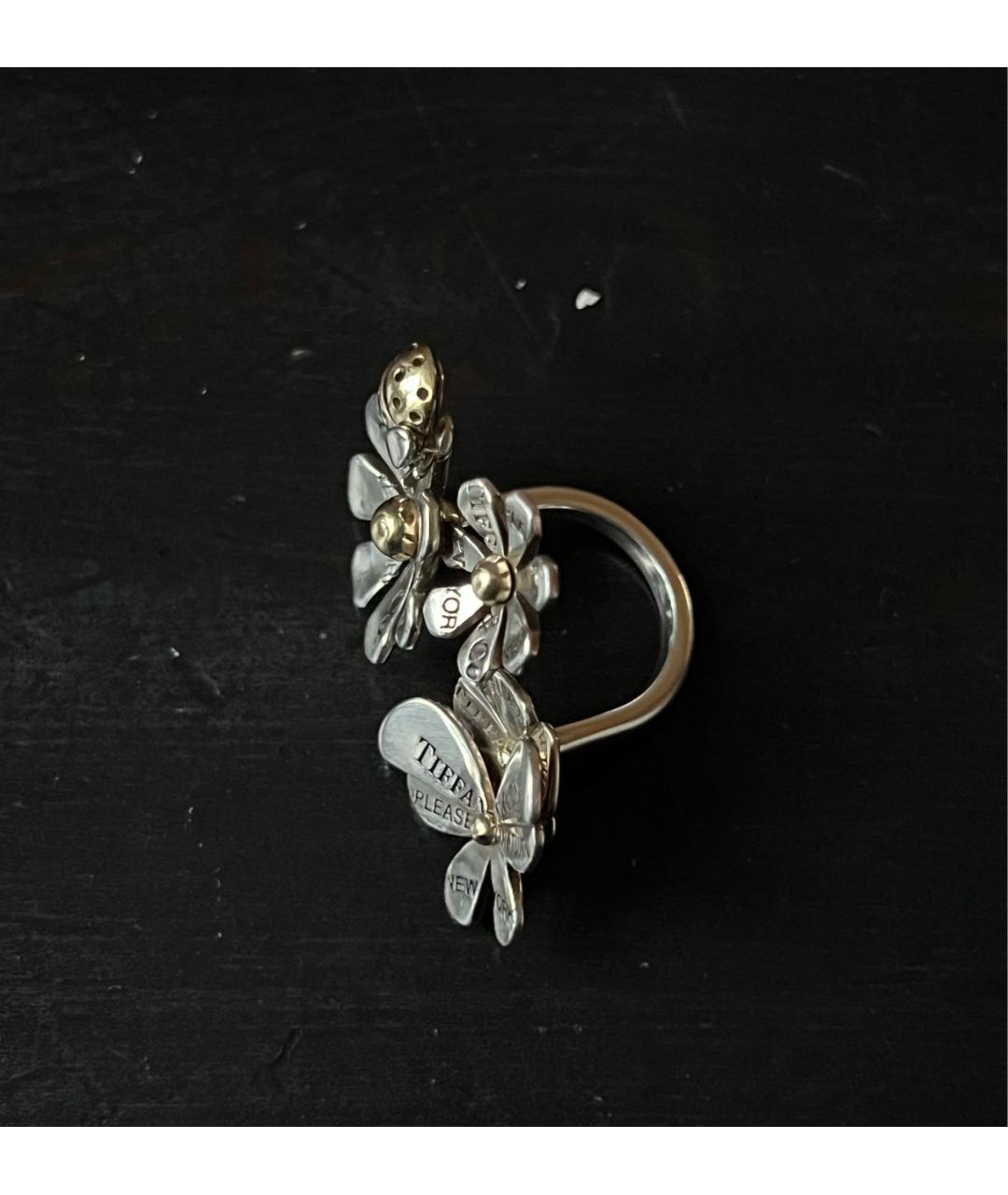 TIFFANY&CO Серебряное кольцо из желтого золота, фото 4