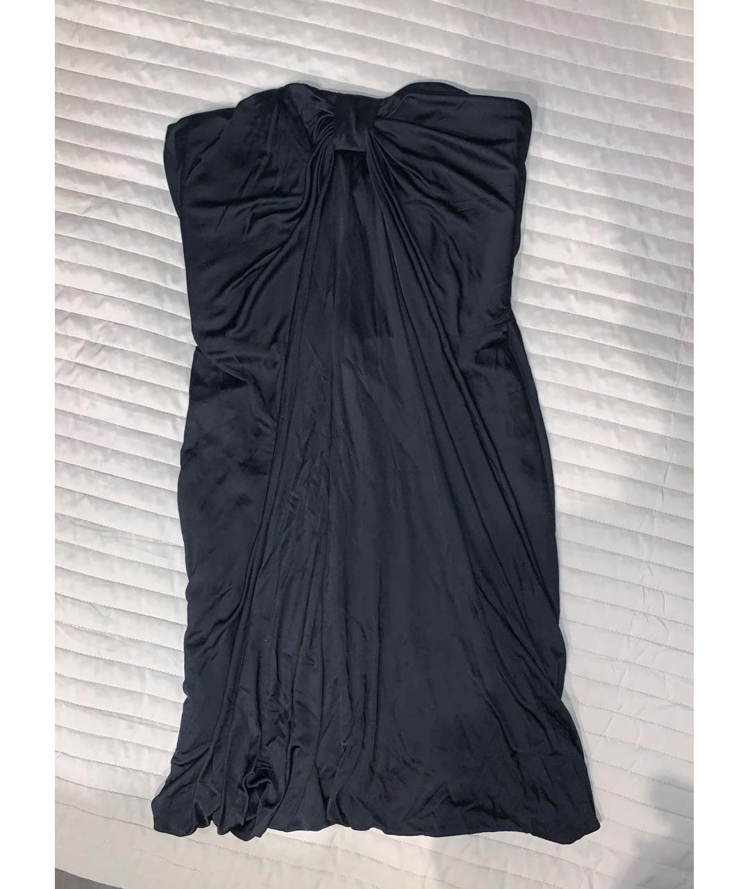 ELIE SAAB Черное шелковое вечернее платье, фото 2