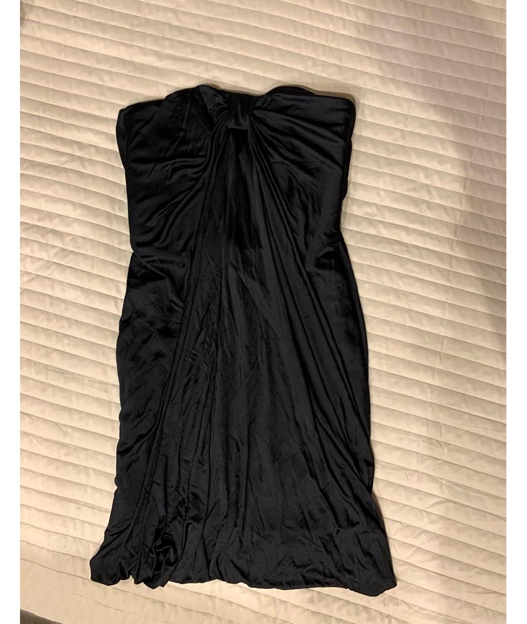 ELIE SAAB Черное шелковое вечернее платье, фото 5