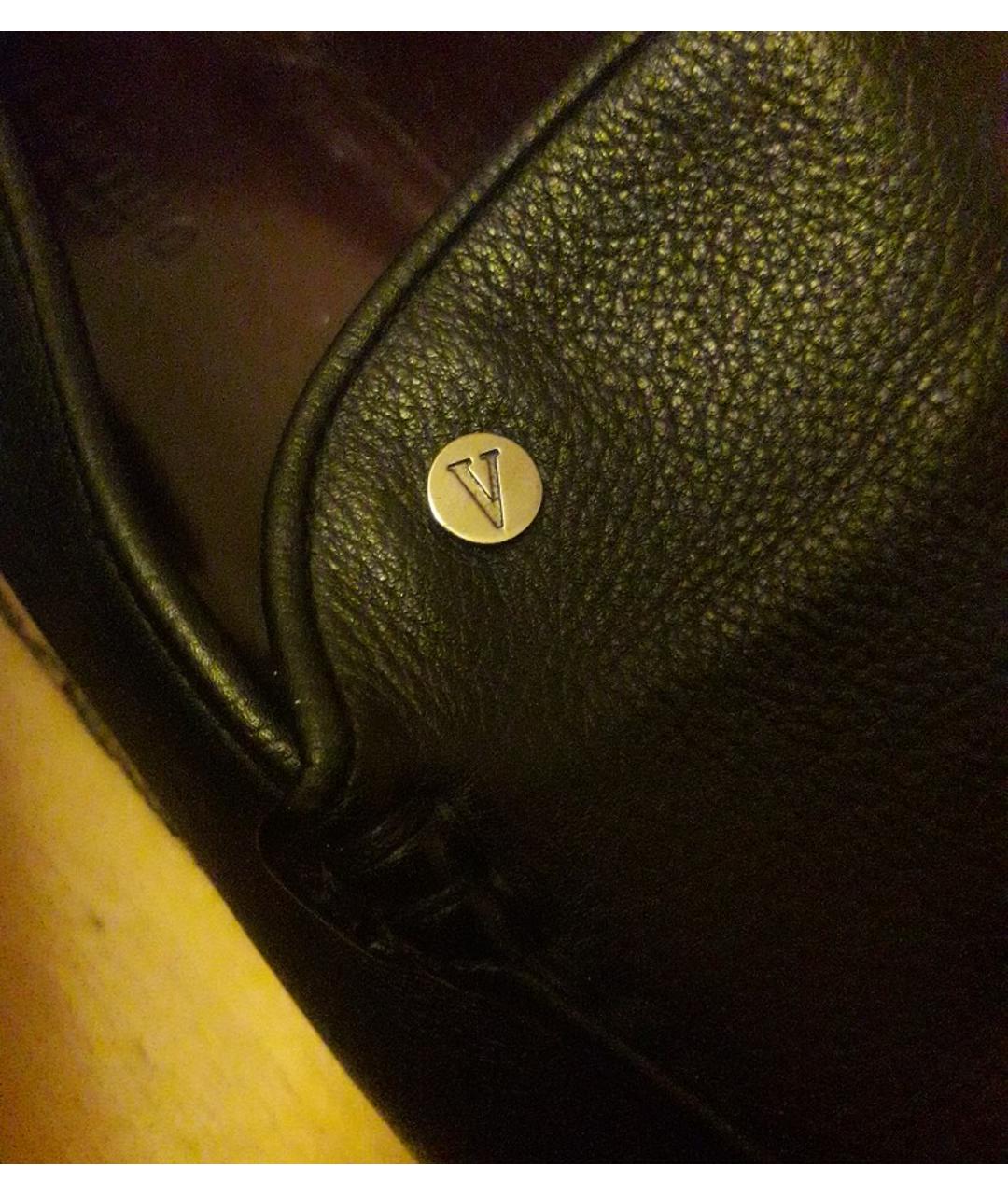 VALENTINO Черные кожаные туфли, фото 5