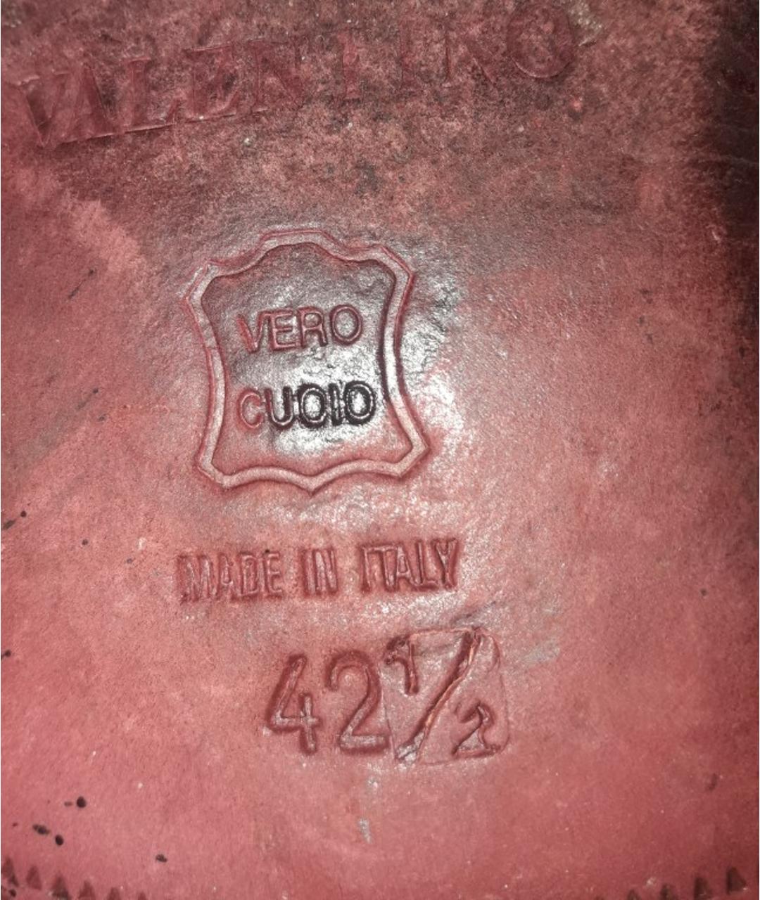 VALENTINO Черные кожаные туфли, фото 4