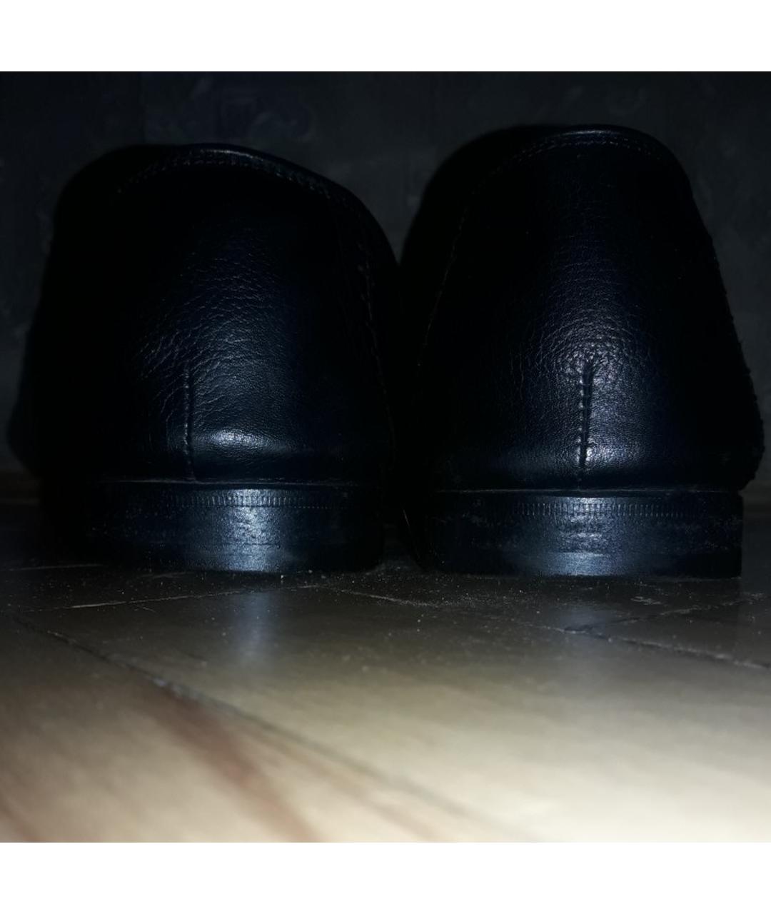 VALENTINO Черные кожаные туфли, фото 3