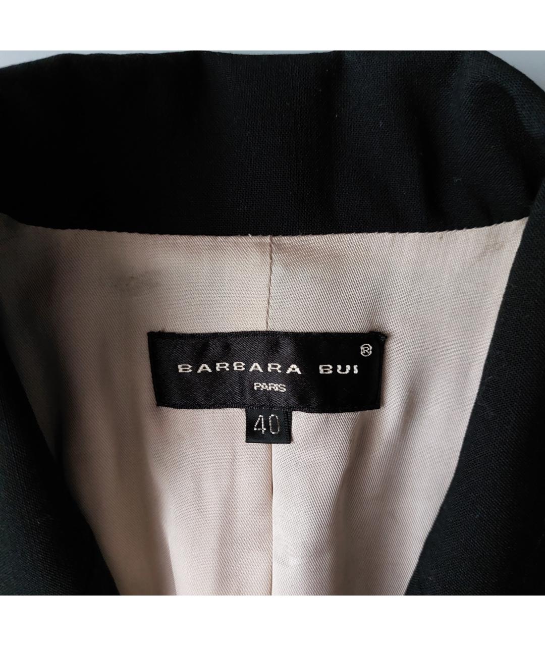 BARBARA BUI Черный шерстяной жакет/пиджак, фото 3