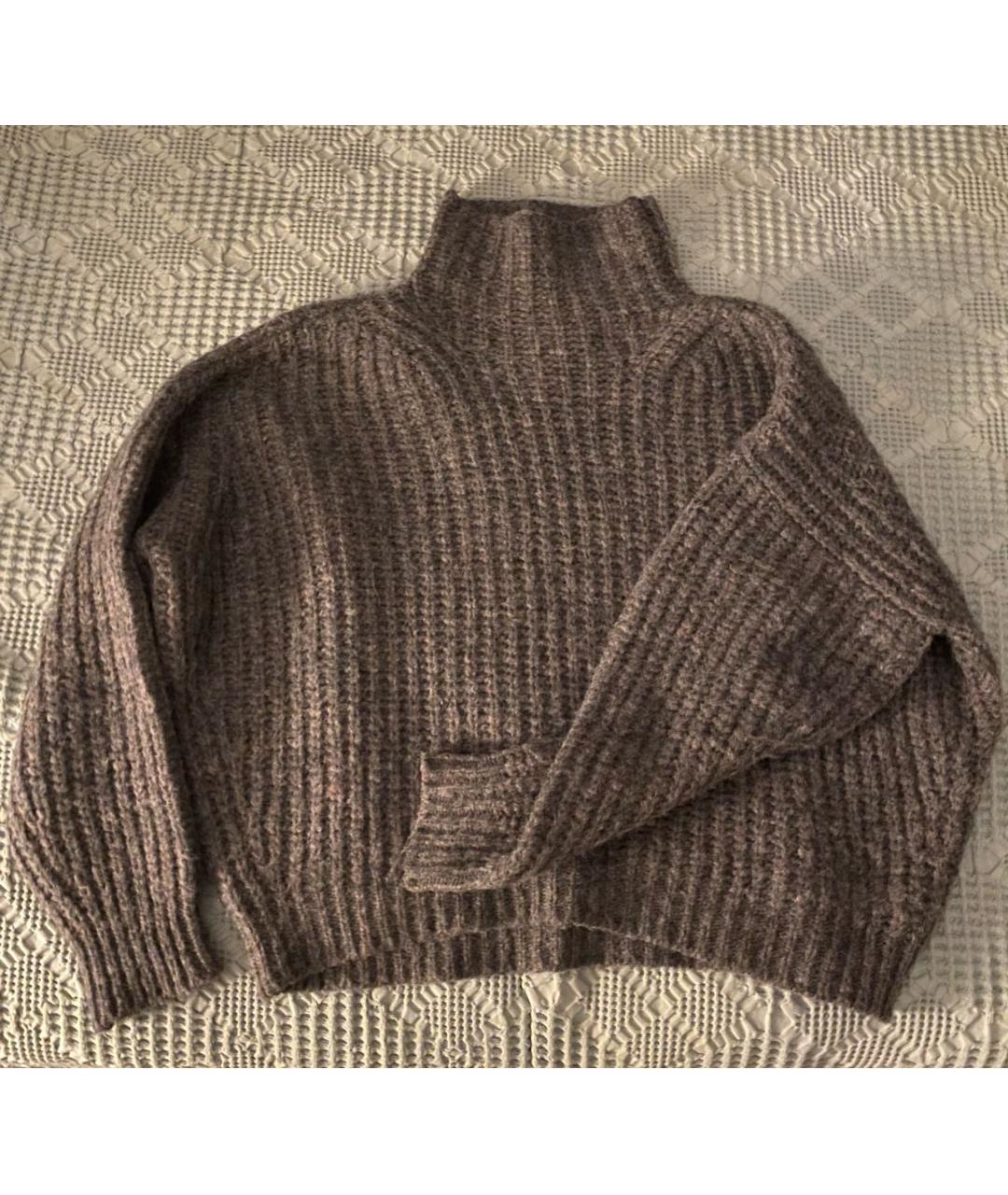 ISABEL MARANT Антрацитовый шерстяной джемпер / свитер, фото 3