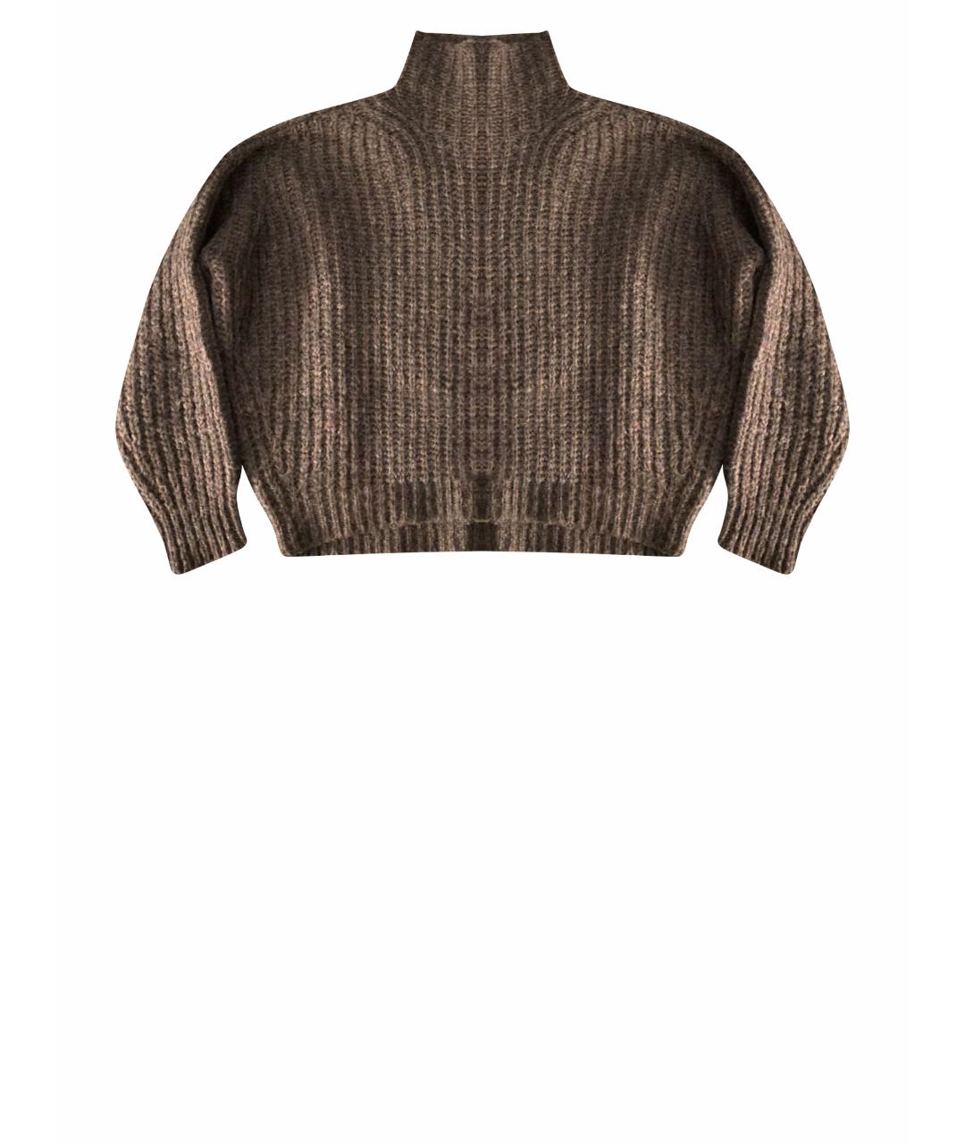 ISABEL MARANT Антрацитовый шерстяной джемпер / свитер, фото 1