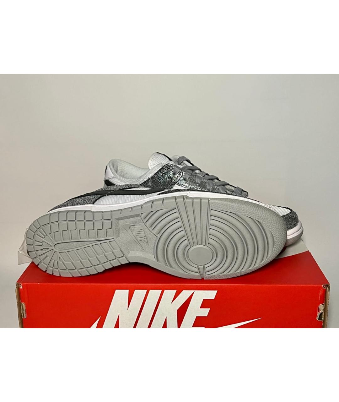 NIKE Серебряные низкие кроссовки / кеды, фото 4