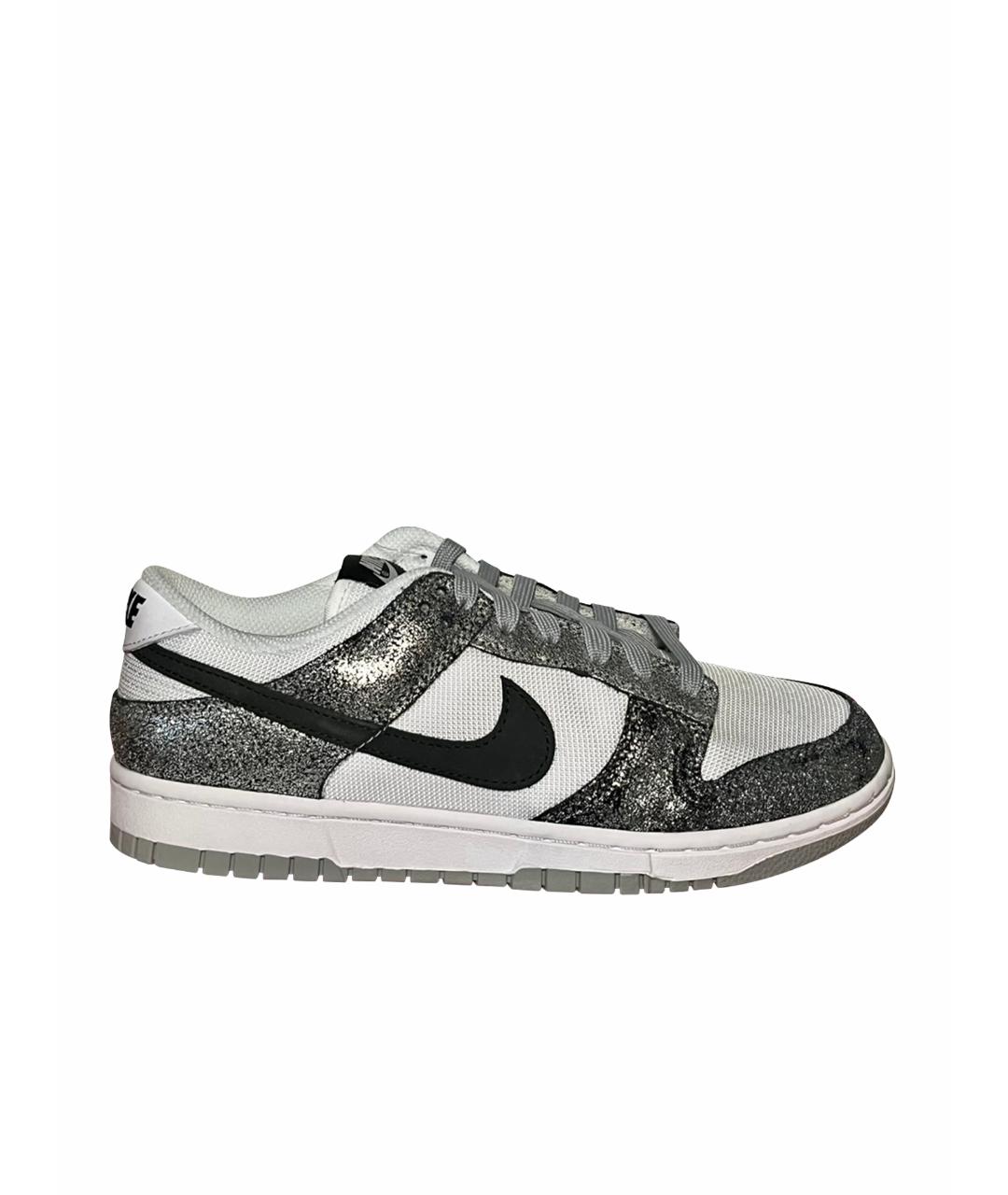 NIKE Серебряные низкие кроссовки / кеды, фото 6