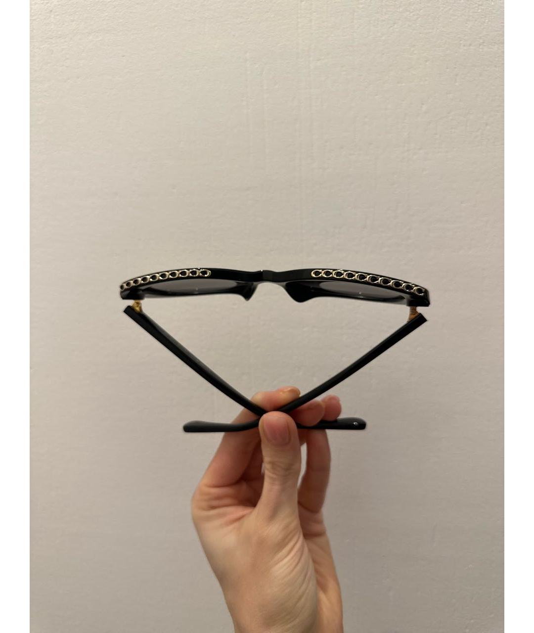 COACH Черные пластиковые солнцезащитные очки, фото 6