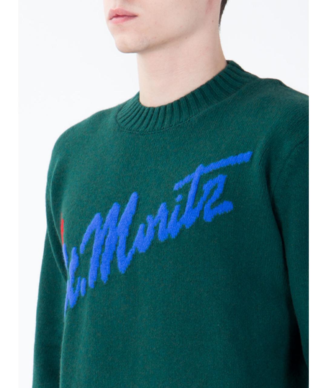 MONCLER Зеленый джемпер / свитер, фото 5