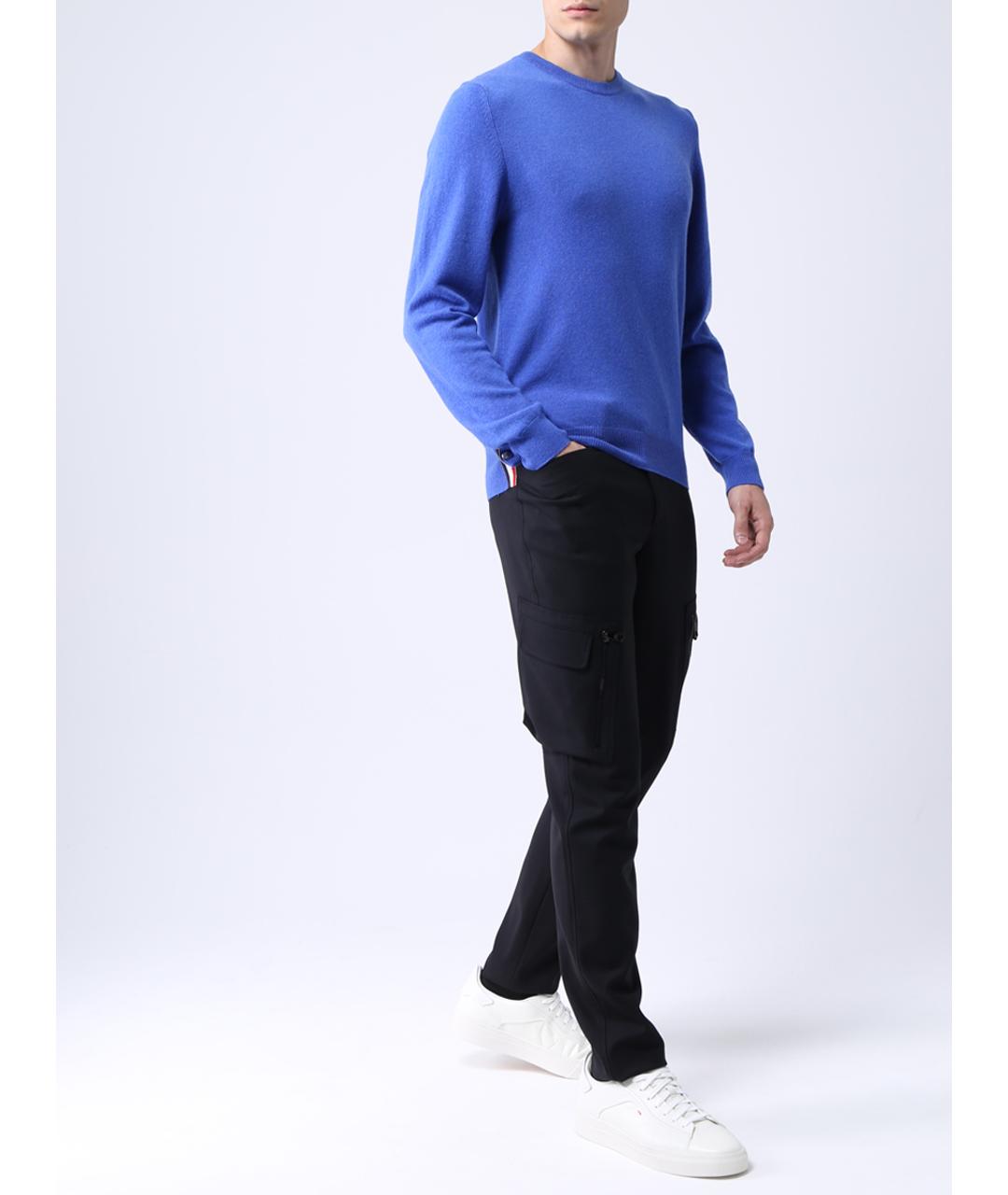 MONCLER Синий джемпер / свитер, фото 2