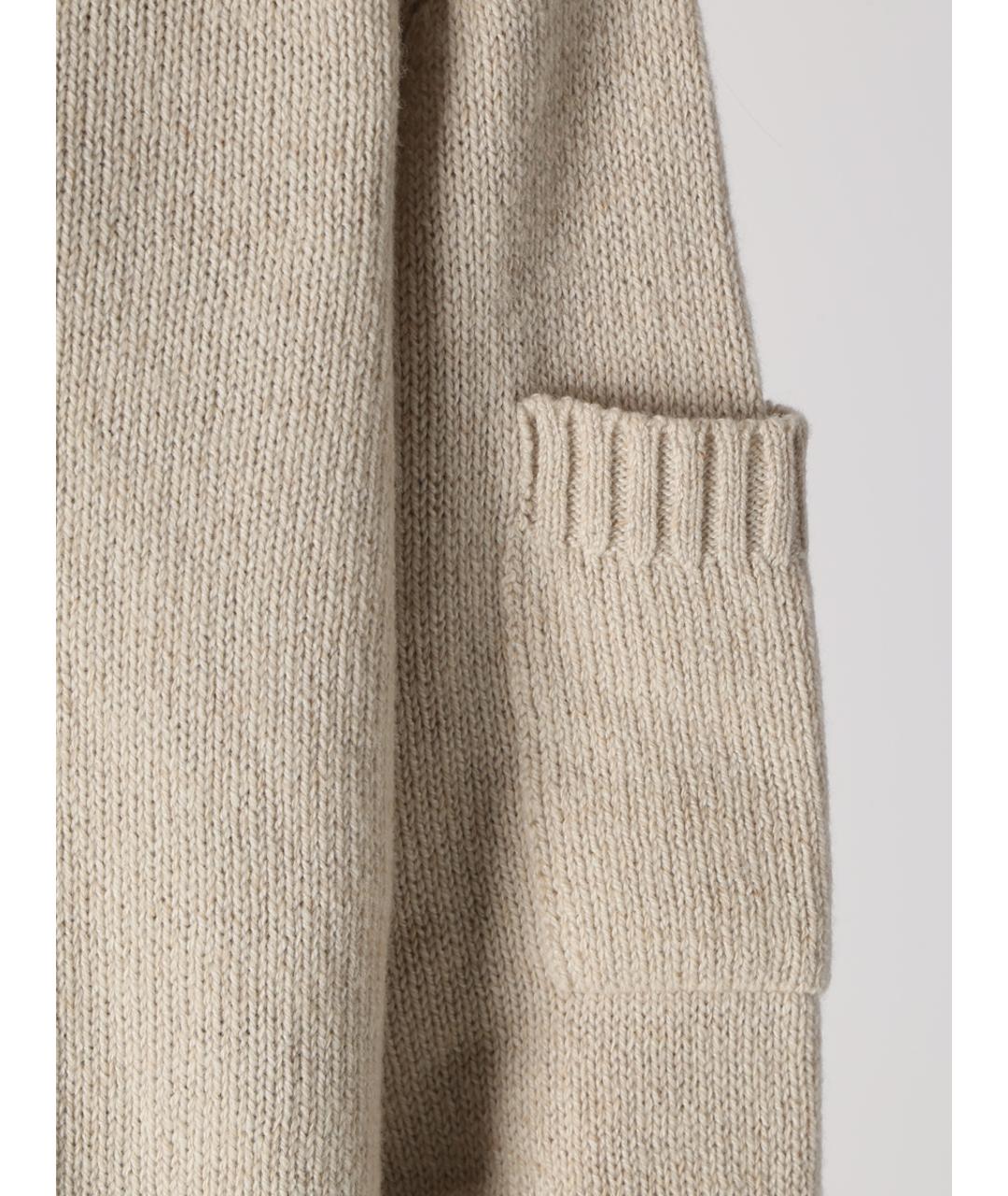 JIL SANDER Бежевый джемпер / свитер, фото 5