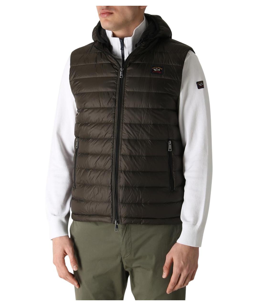 PAUL & SHARK Зеленый жилет, фото 4