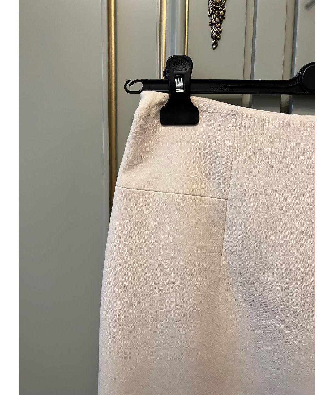HERMES PRE-OWNED Белая юбка мини, фото 4