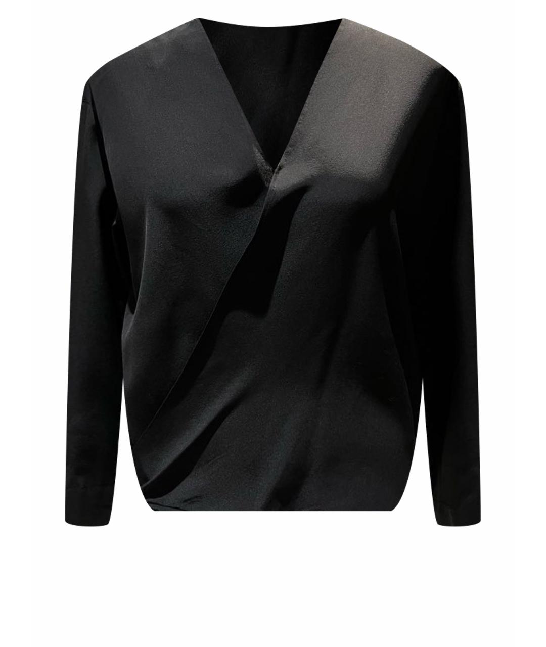 ETRO Черная шелковая блузы, фото 1