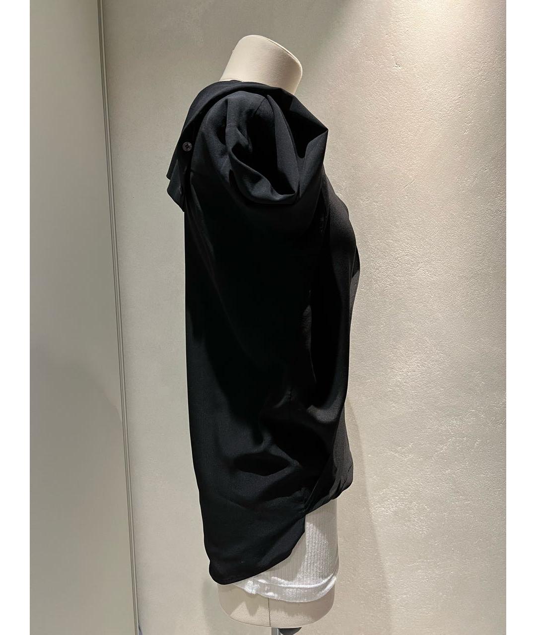 ETRO Черная шелковая блузы, фото 4