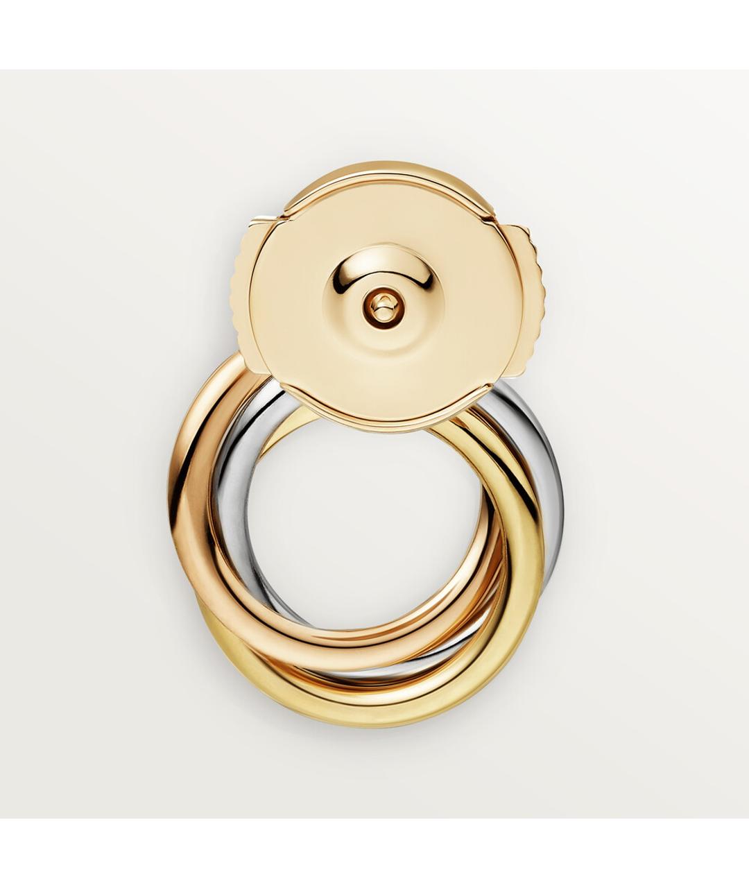 CARTIER Золотые серьги из белого золота, фото 2
