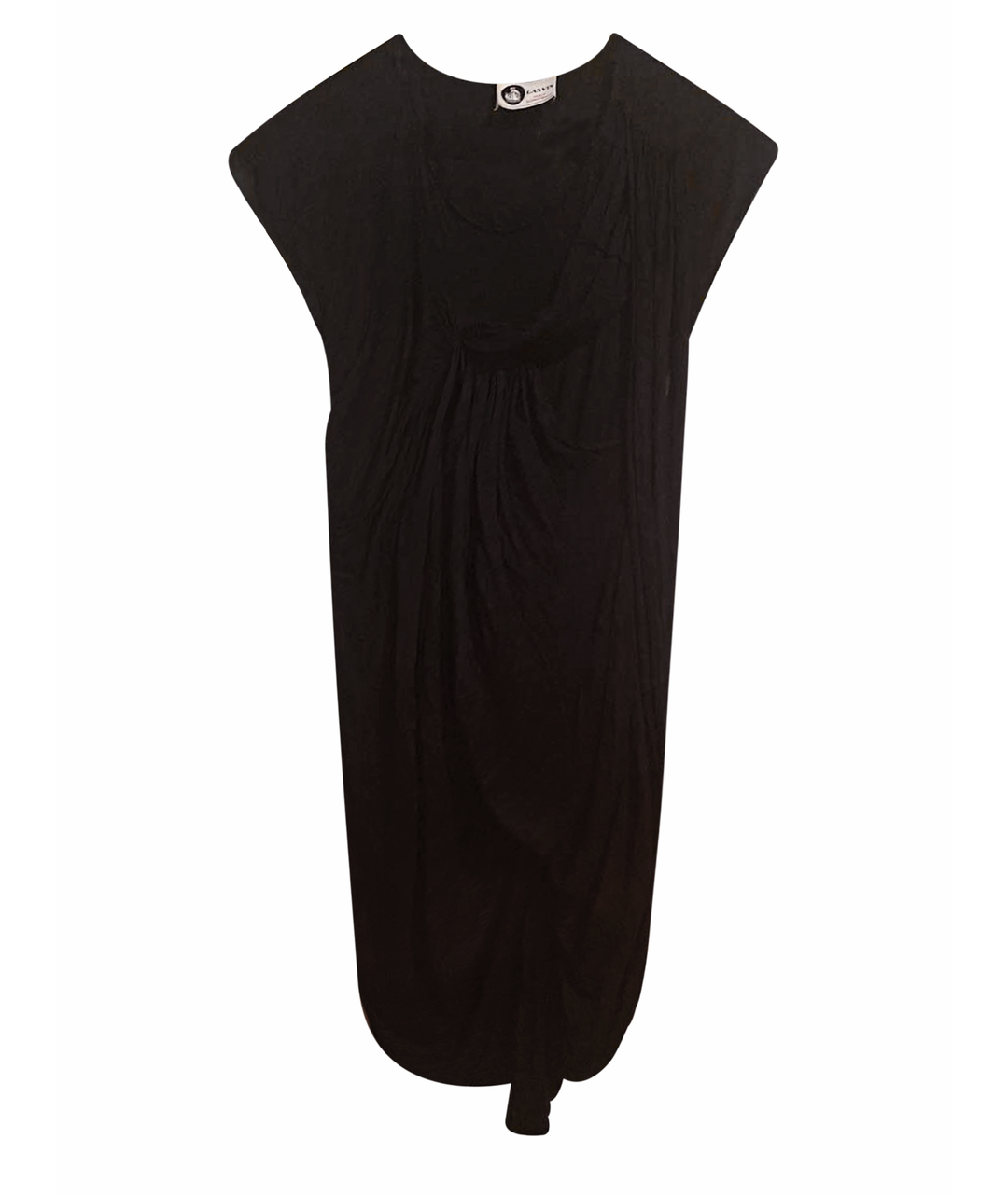 LANVIN Черное шелковое платье, фото 1