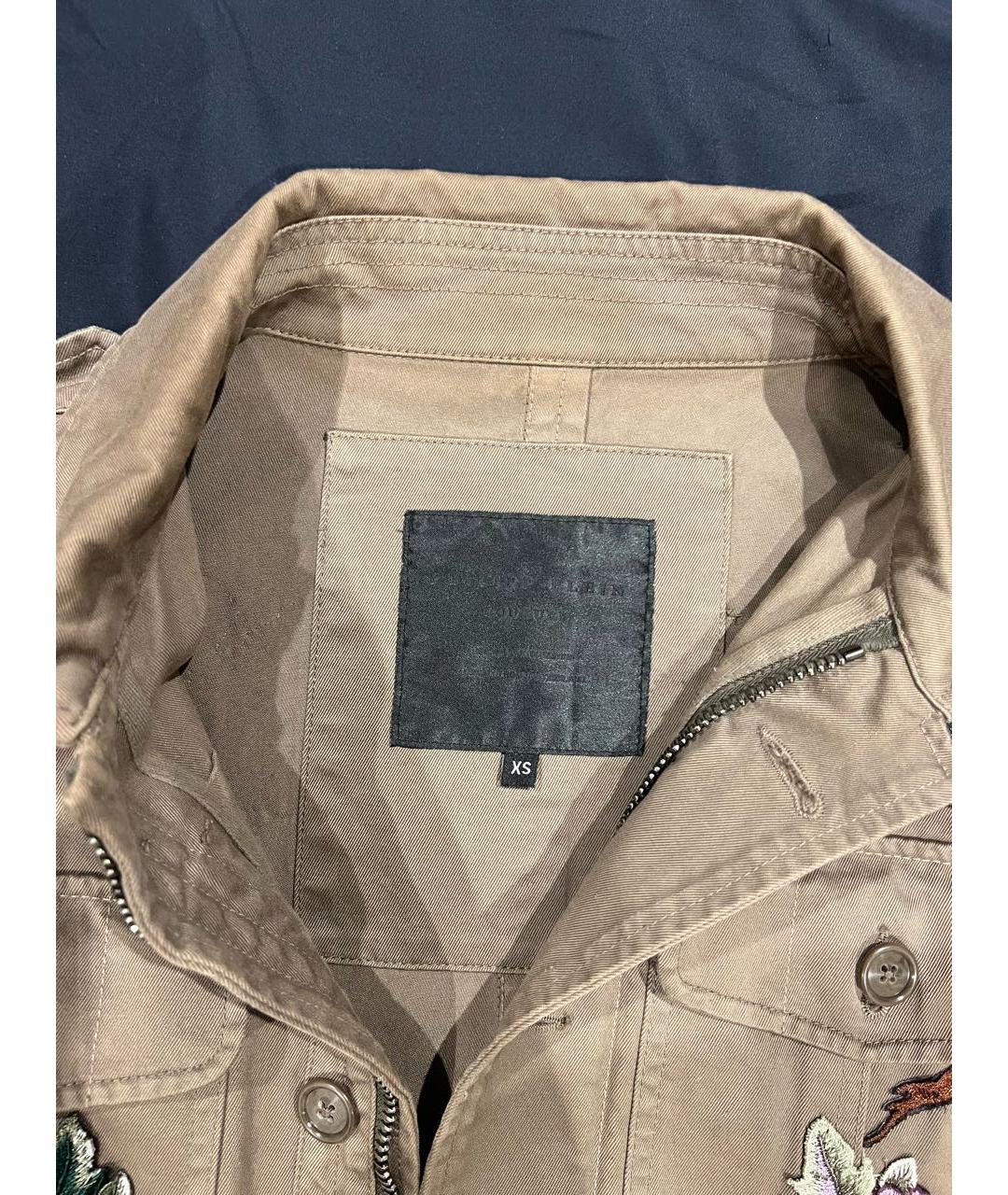 PHILIPP PLEIN Хаки хлопковая куртка, фото 3