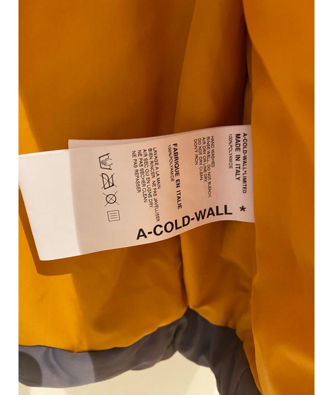 A-COLD-WALL* Серая полиамидовая куртка, фото 5