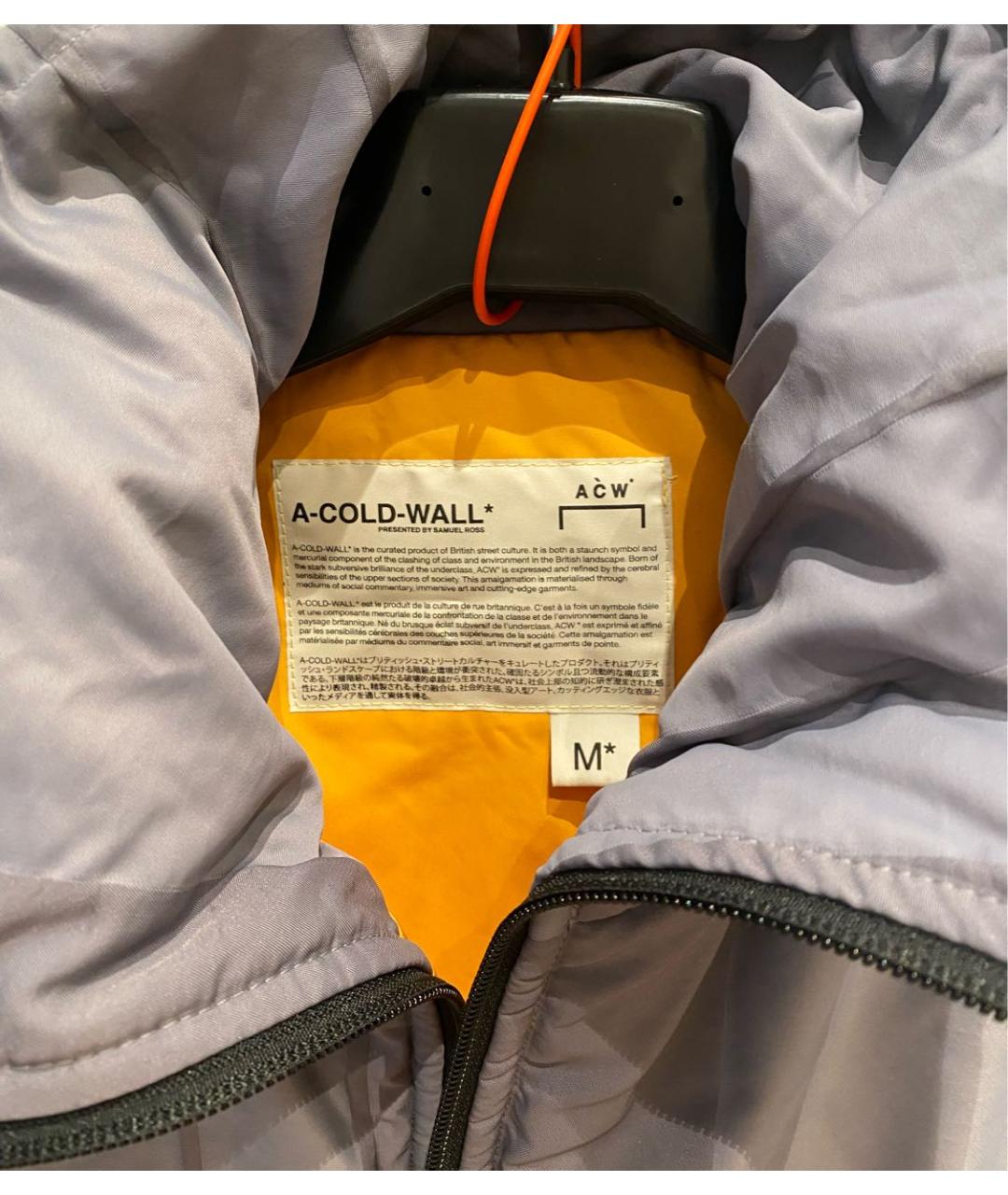 A-COLD-WALL* Серая полиамидовая куртка, фото 3