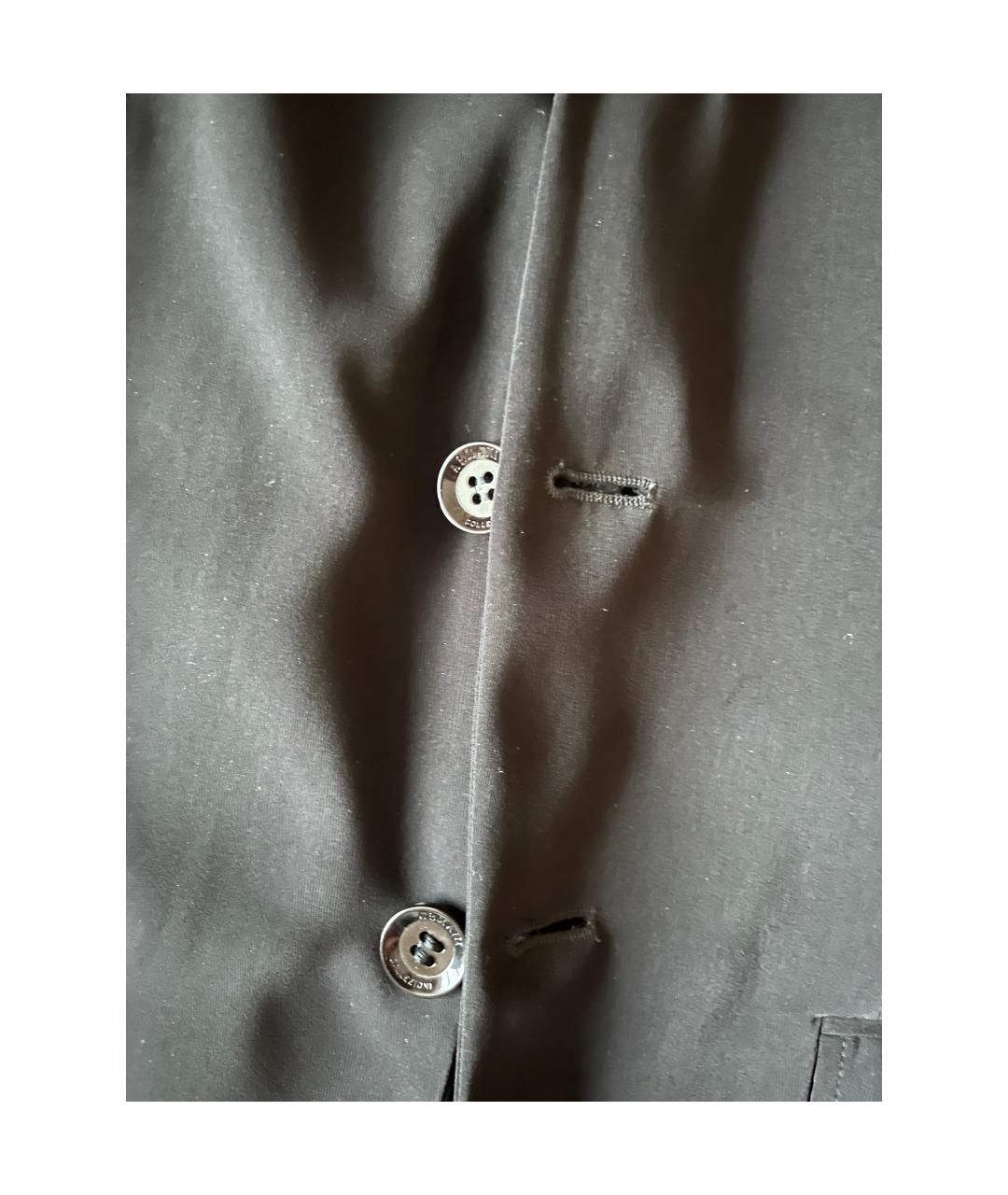 ARMANI COLLEZIONI Черный вискозный пиджак, фото 4