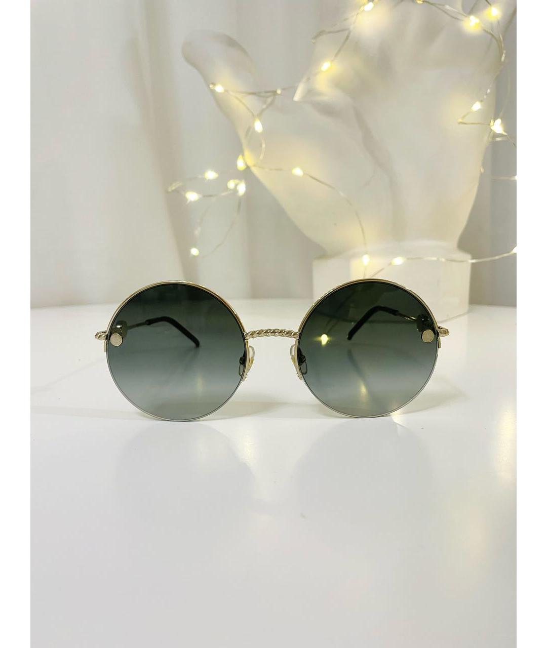 ELIE SAAB Металлические солнцезащитные очки, фото 9