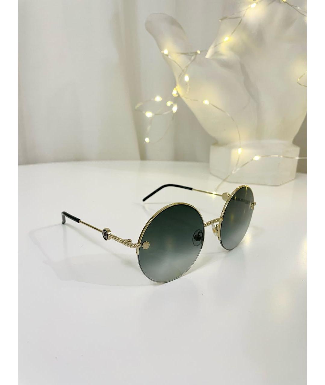 ELIE SAAB Металлические солнцезащитные очки, фото 3