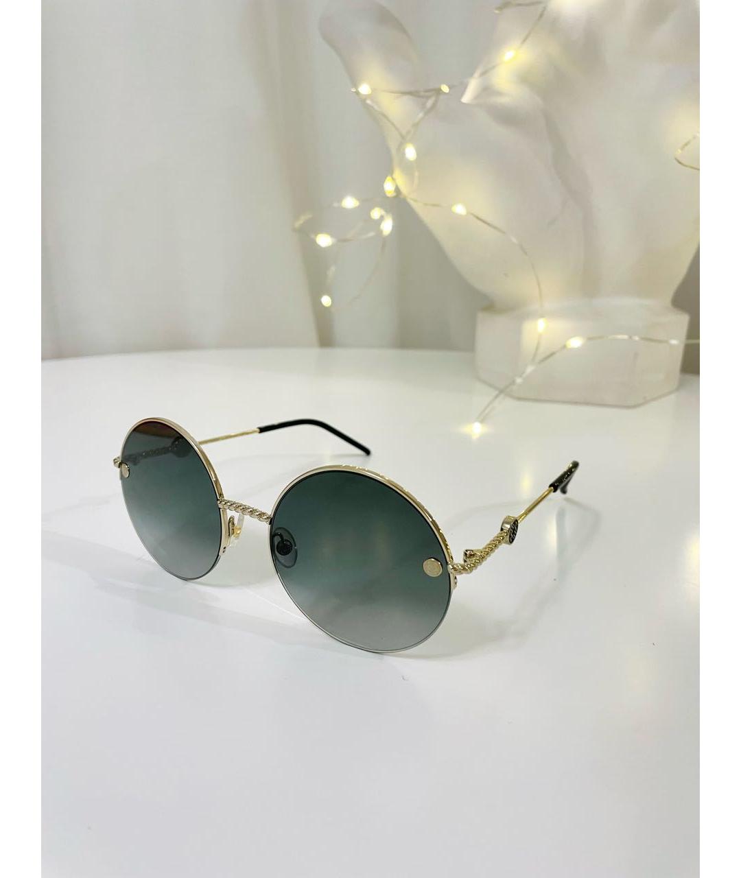 ELIE SAAB Металлические солнцезащитные очки, фото 2