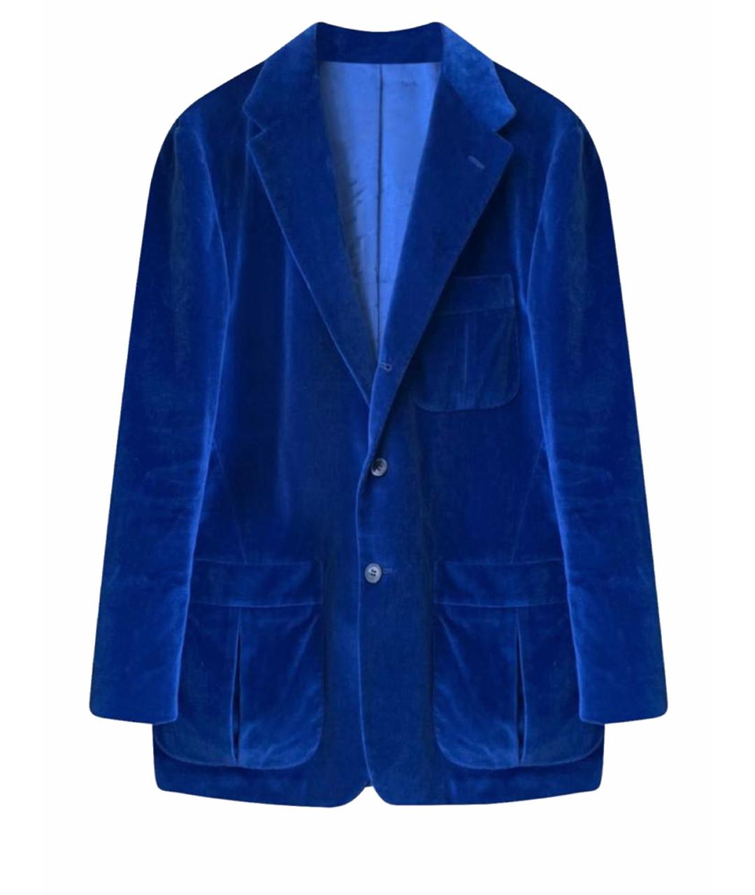 FERU Синий хлопковый пиджак, фото 1