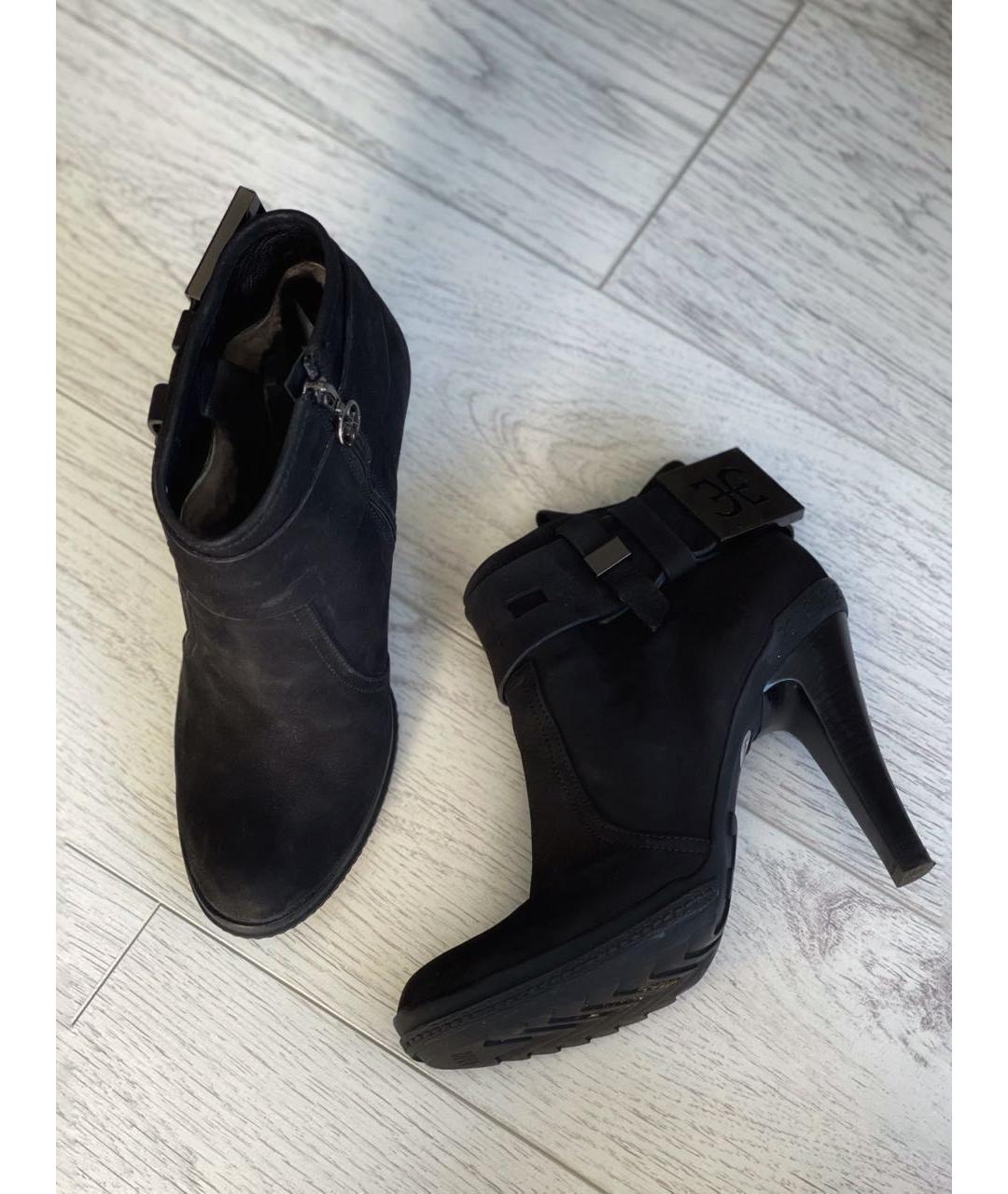 FABI Черные нубуковые ботинки, фото 3