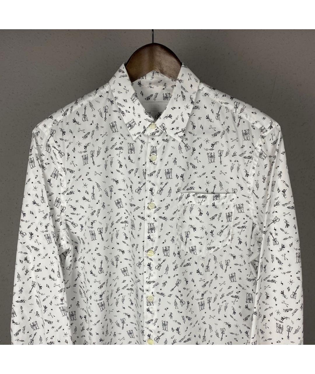 PRADA Белая хлопковая классическая рубашка, фото 2
