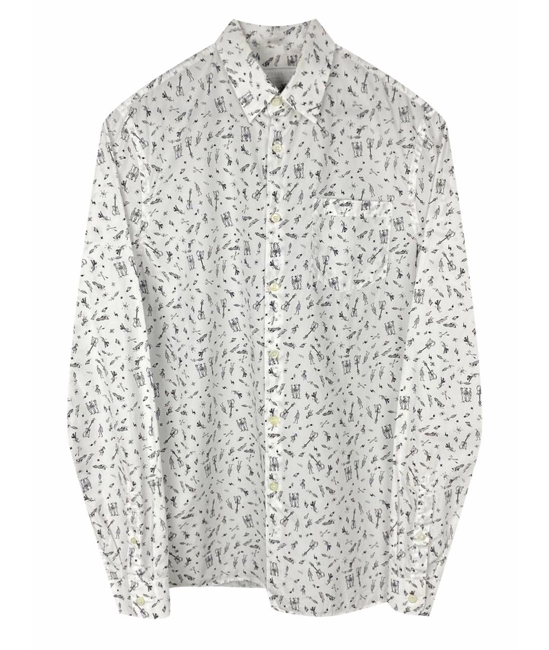 PRADA Белая хлопковая классическая рубашка, фото 1