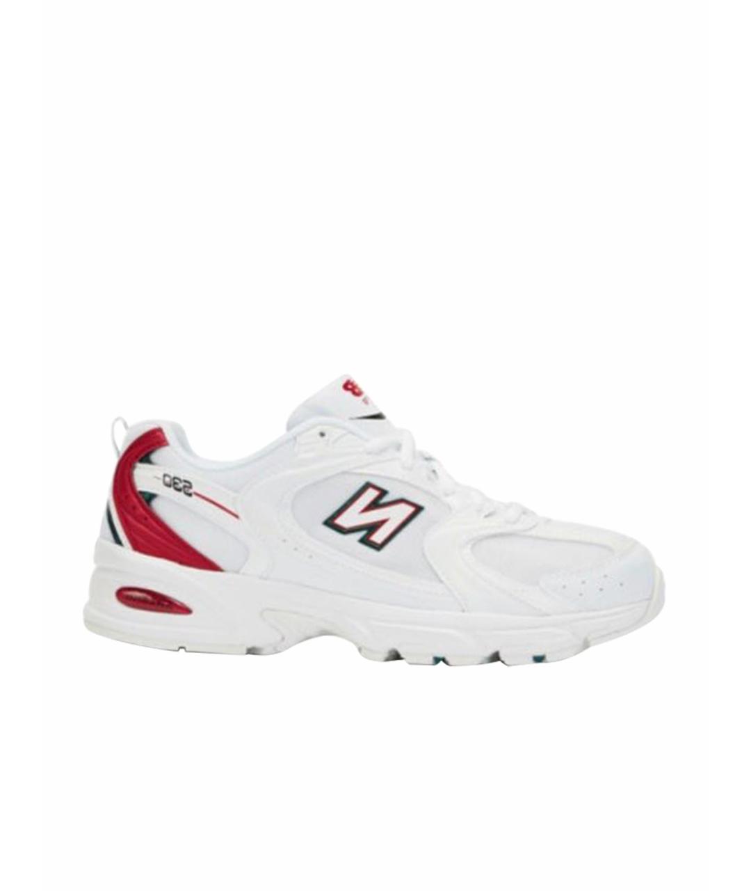 NEW BALANCE Бежевые текстильные низкие кроссовки / кеды, фото 1