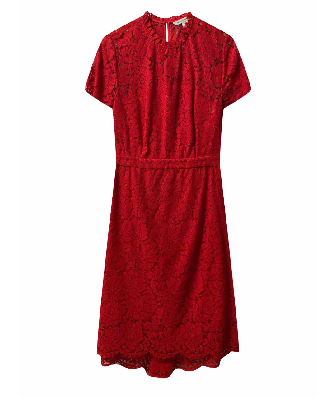 DIANE VON FURSTENBERG Красное коктейльное платье, фото 1