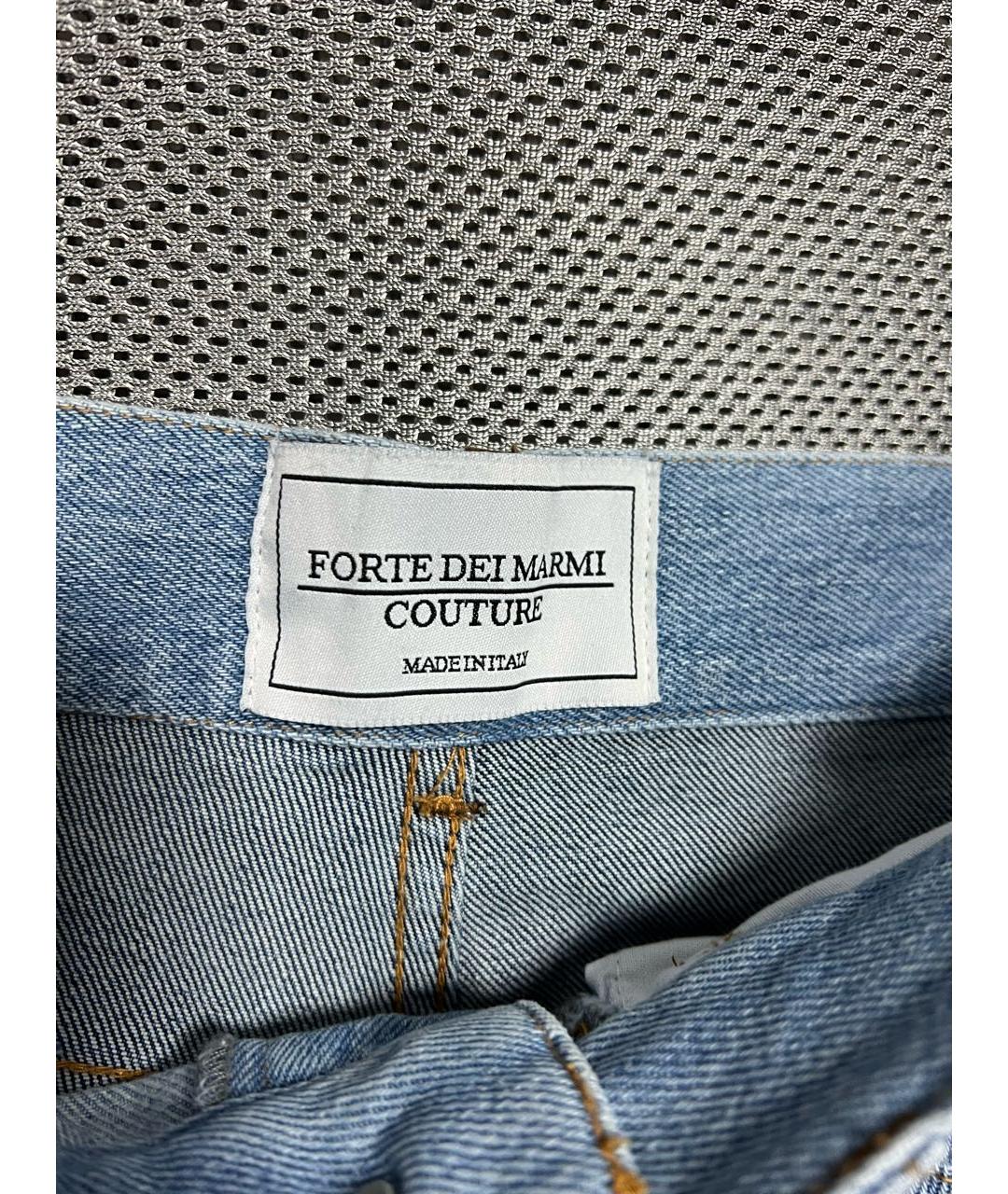 FORTE COUTURE Мульти хлопковые прямые джинсы, фото 3
