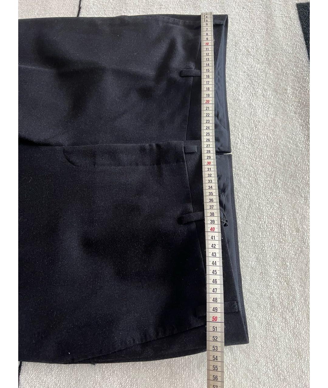 CORNELIANI Черные шерстяные повседневные брюки, фото 7