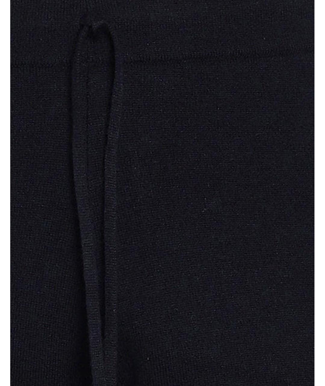 CRUCIANI Черные шерстяные повседневные брюки, фото 3