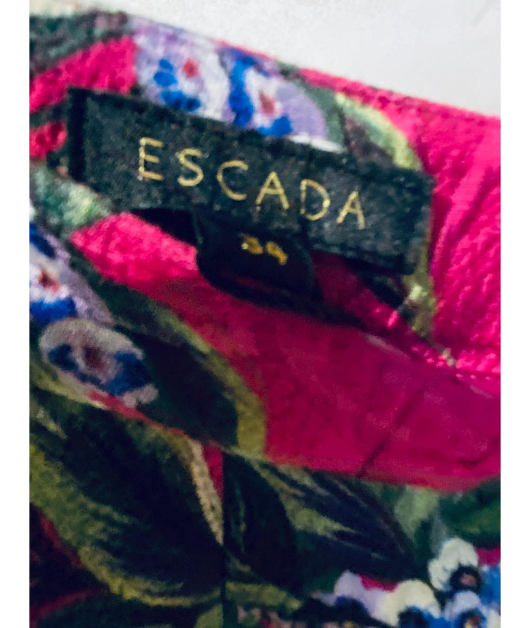 ESCADA Мульти вискозные прямые брюки, фото 3
