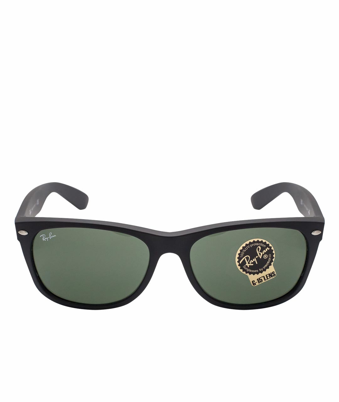 RAY BAN Зеленые пластиковые солнцезащитные очки, фото 1