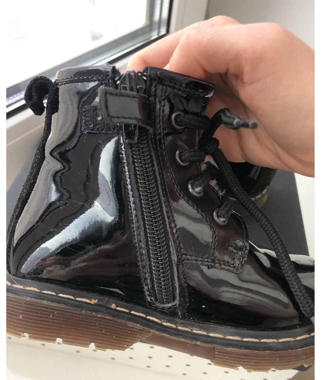 MONNALISA Черные ботинки из лакированной кожи, фото 3