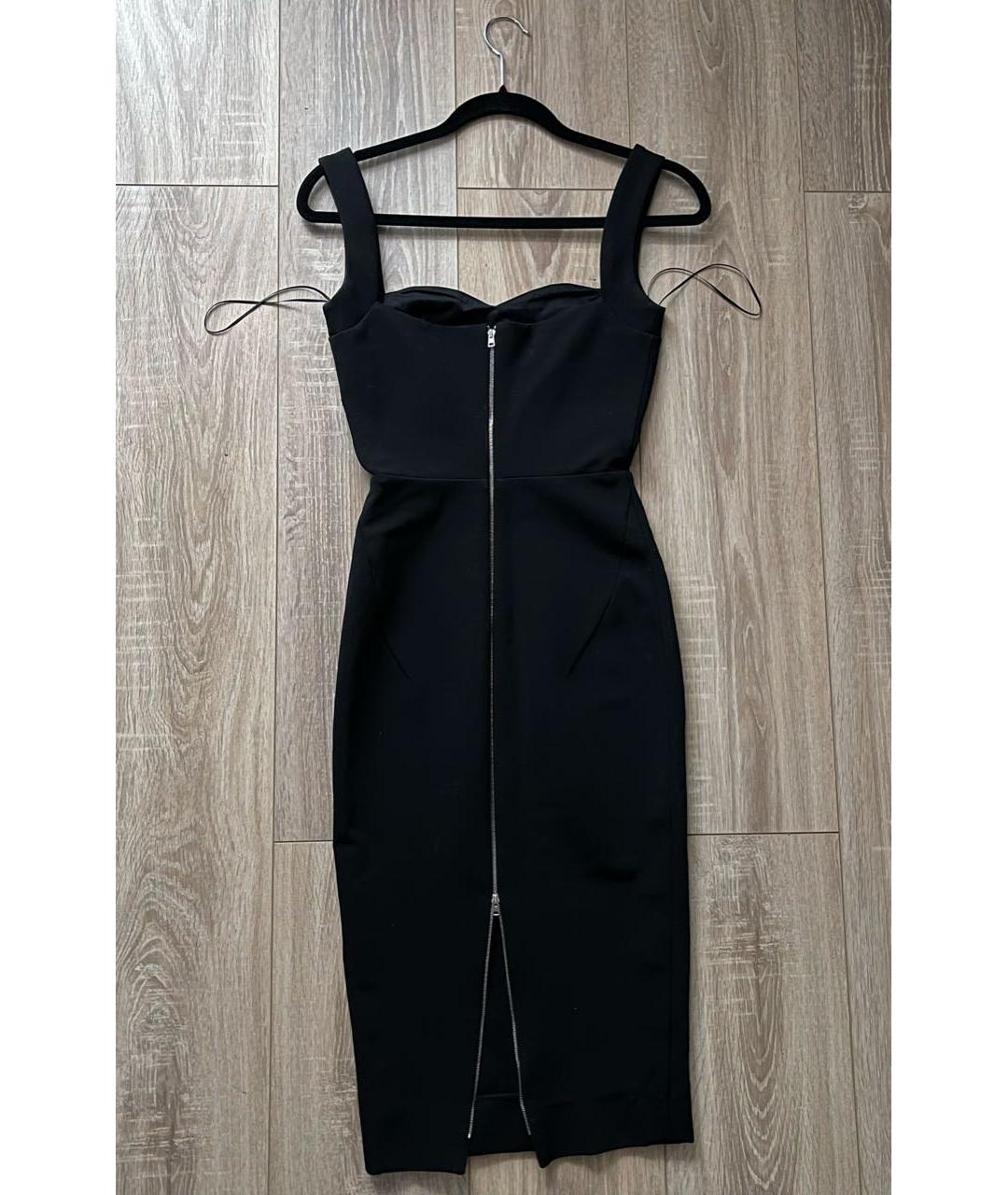 VICTORIA BECKHAM Черное полиэстеровое вечернее платье, фото 2