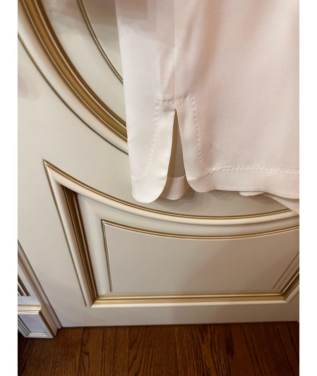 ESCADA Бежевое шелковое повседневное платье, фото 5