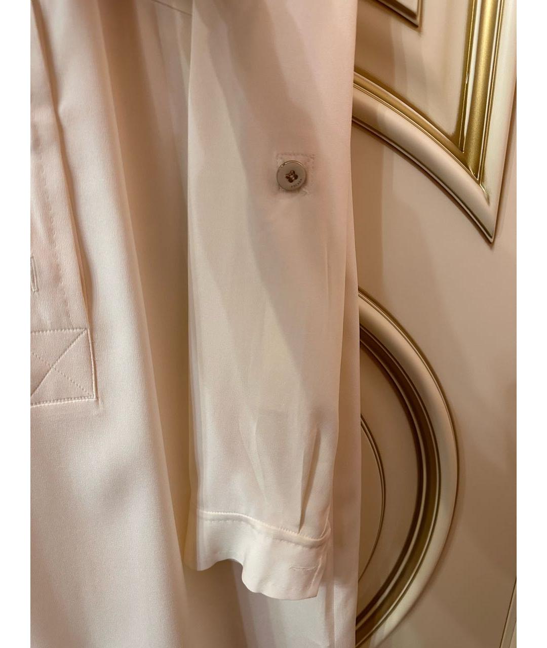 ESCADA Бежевое шелковое повседневное платье, фото 4