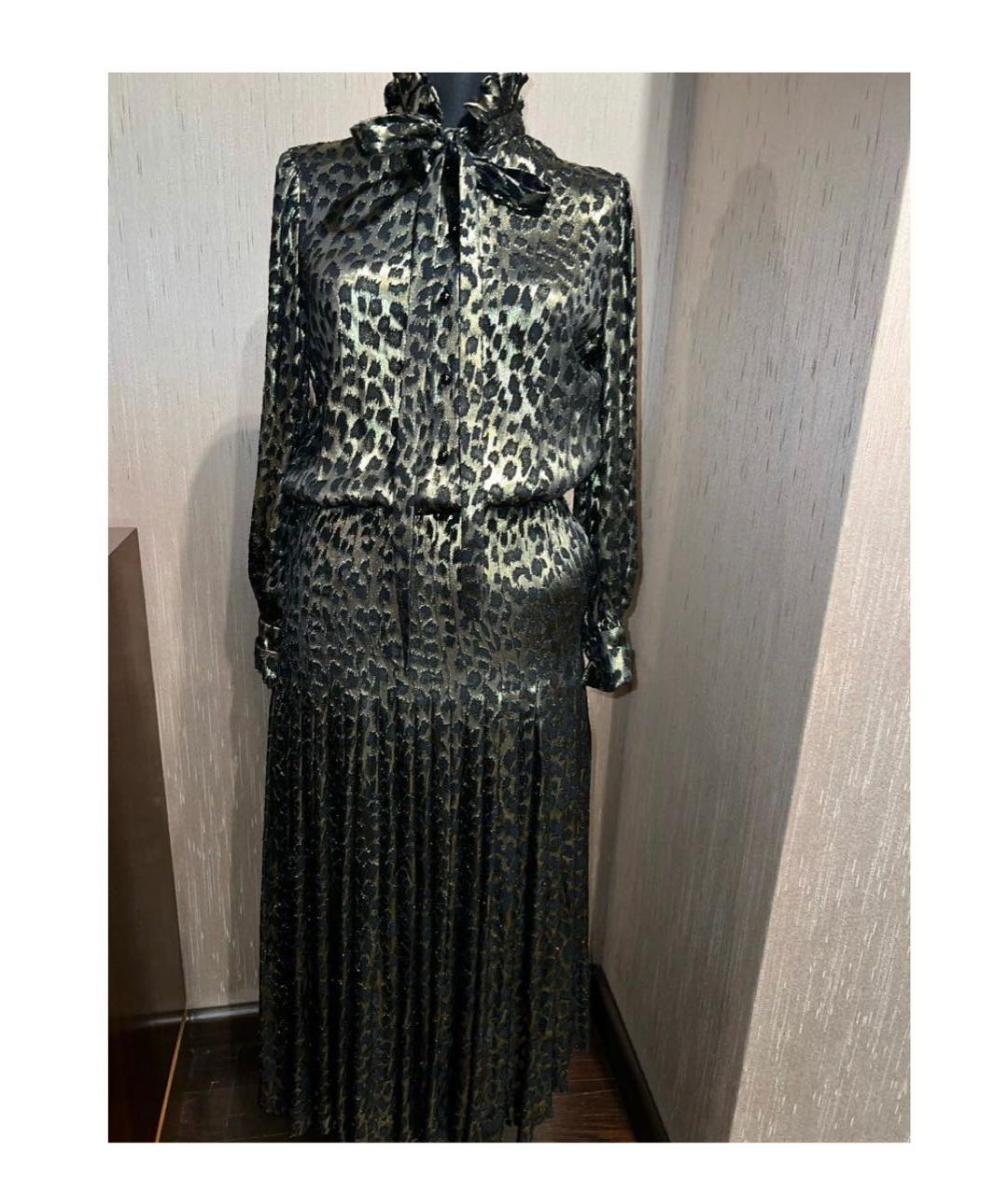 SAINT LAURENT Шелковое платье, фото 4