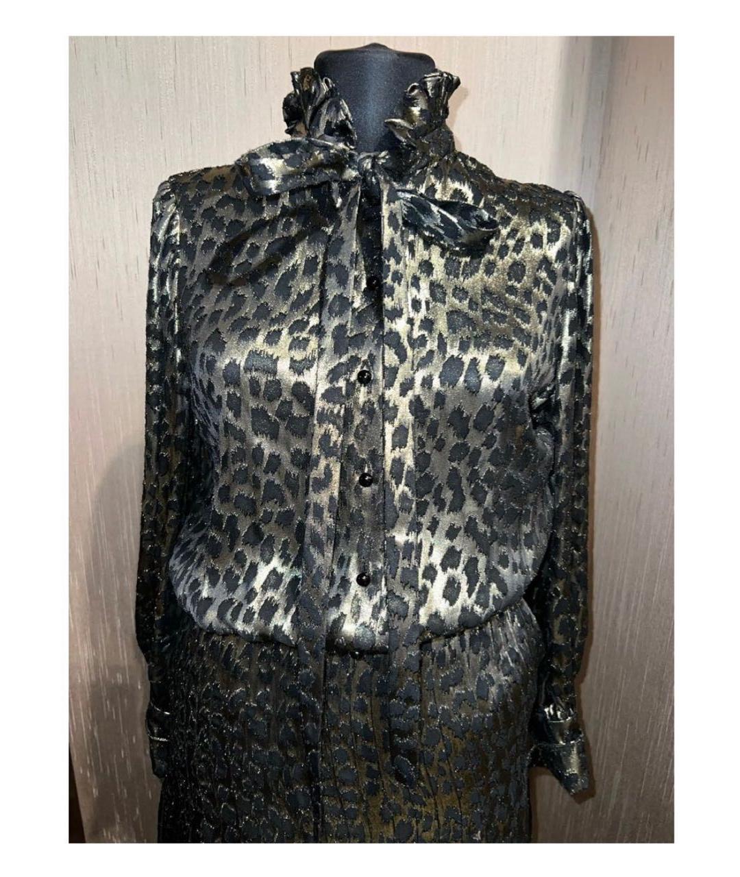SAINT LAURENT Шелковое платье, фото 6