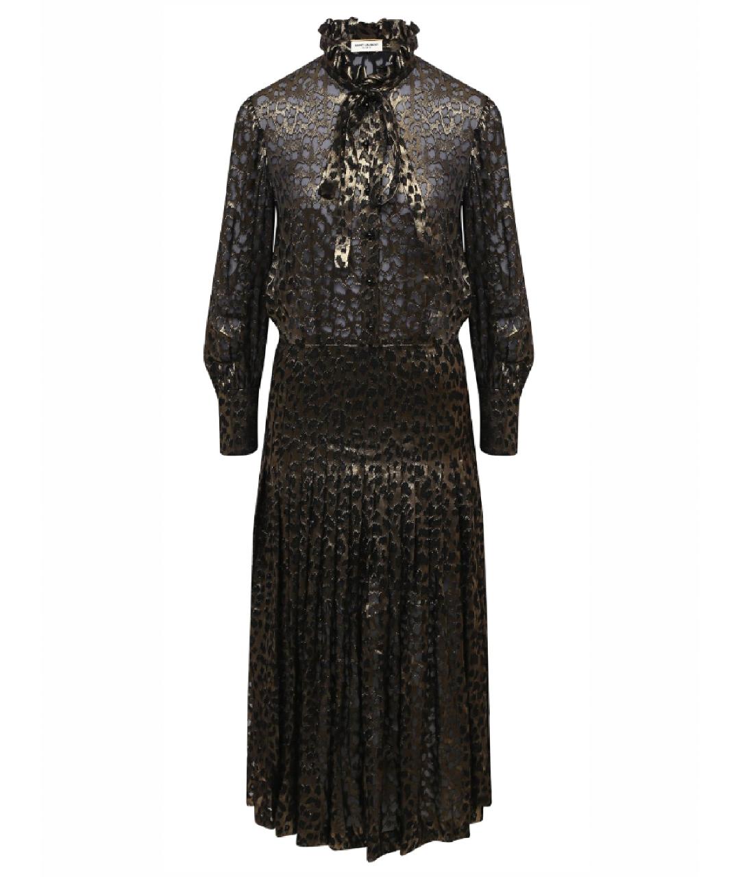 SAINT LAURENT Шелковое платье, фото 1